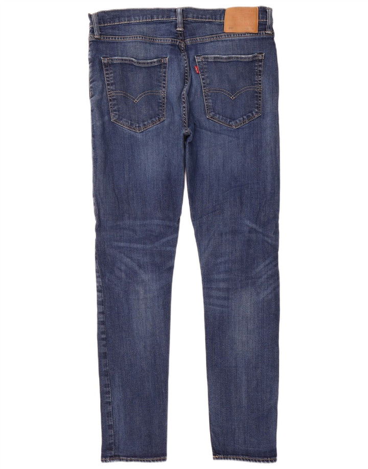 Levi's Mens 512 Slim Jeans W36 L34 Blue Cotton