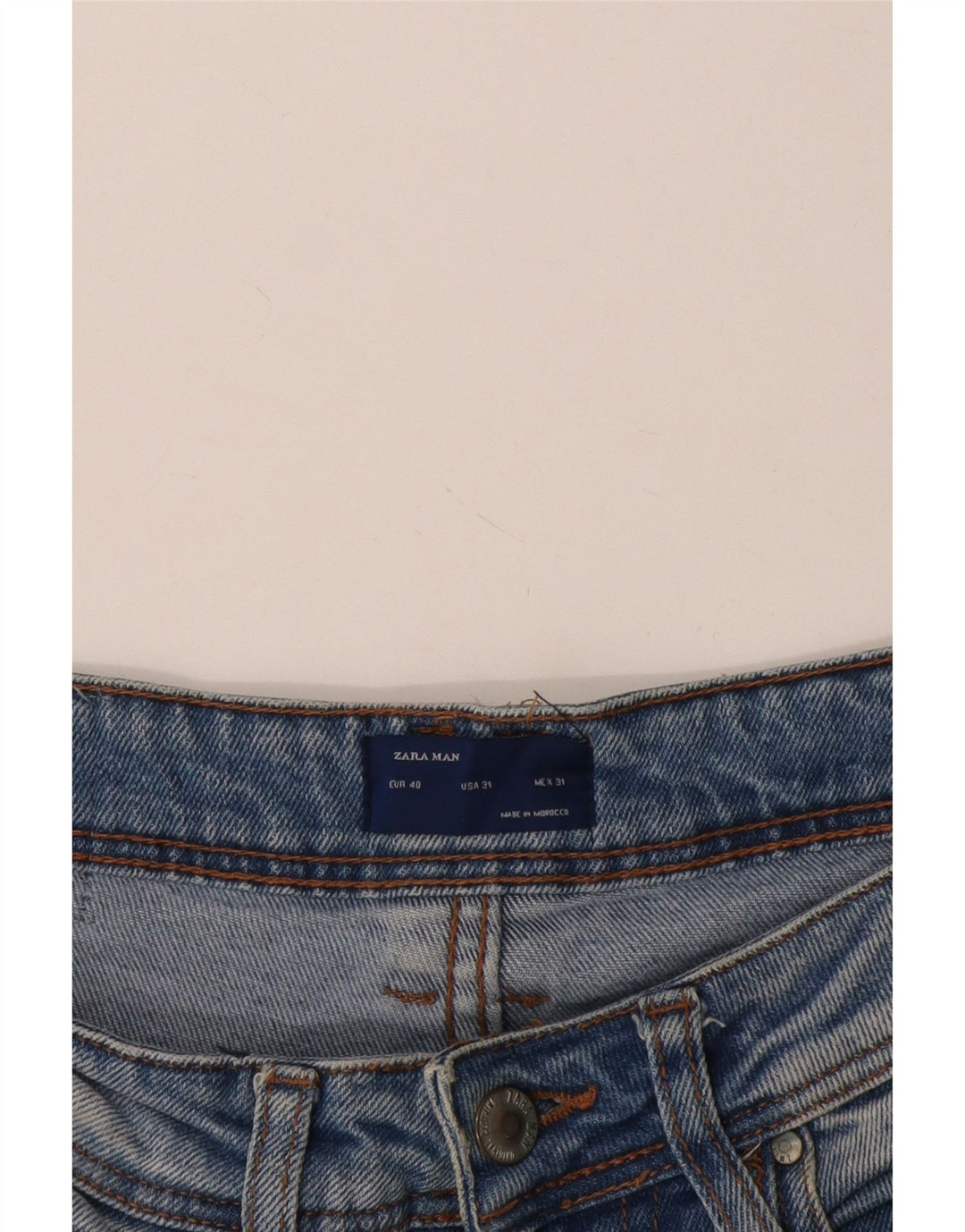 Zara Mens Slim Jeans EU 40 Medium W31 L27 Blue