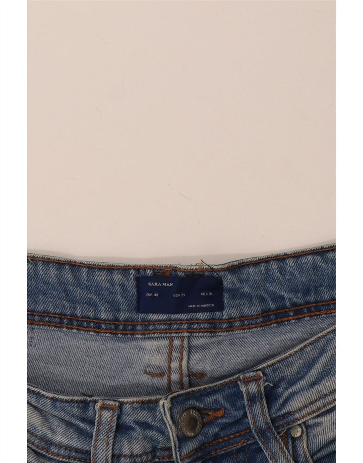 Zara Mens Slim Jeans EU 40 Medium W31 L27 Blue