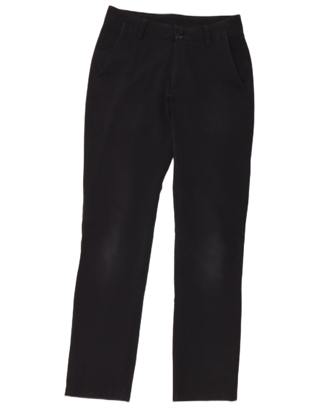 Under Armour Mens Straight Chino Trousers W30 L34 Navy Blue Polyester