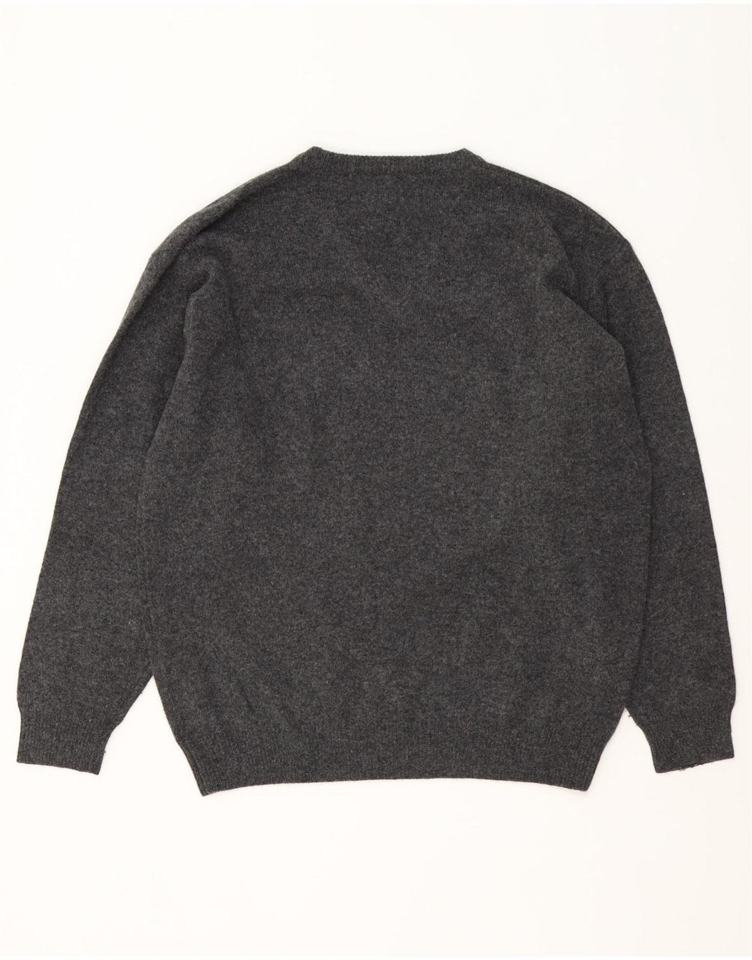 Sergio Tacchini Mens V-Neck Jumper Sweater XL Grey Wool