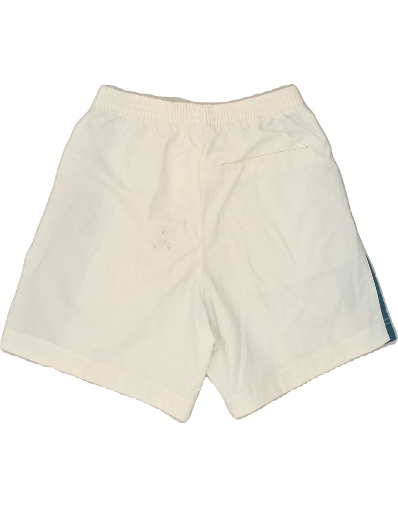 FILA Mens Sport Shorts IT 44 XS White Colourblock Polyester | Vintage Fila | Thrift | Second-Hand Fila | Used Clothing | Messina Hembry 