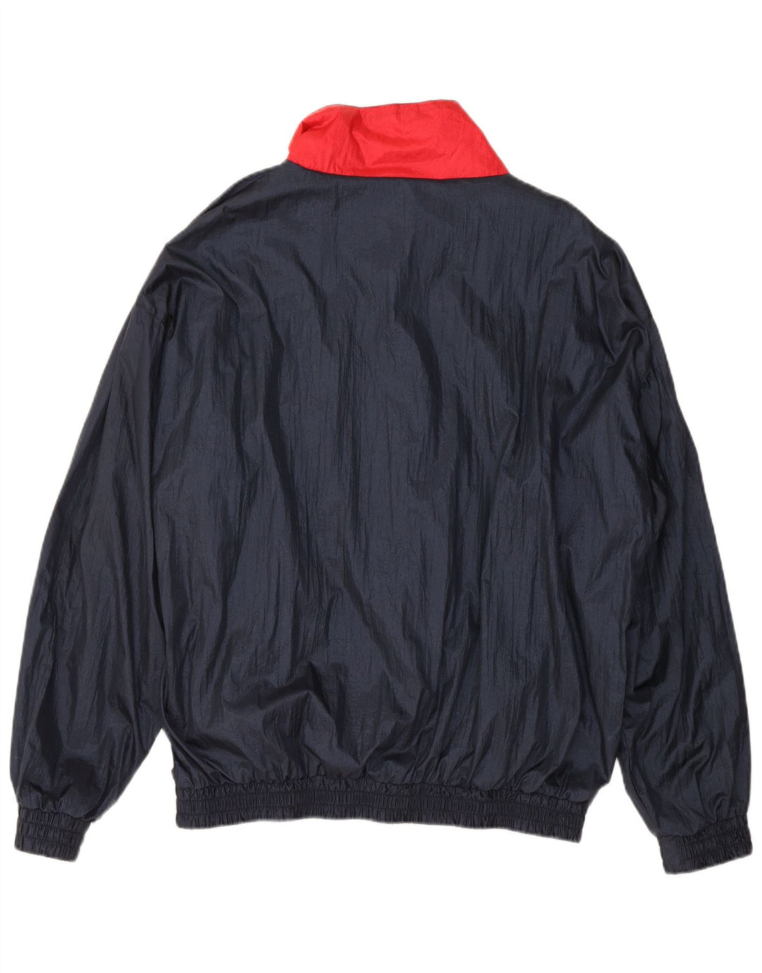 RODEO Mens Tracksuit Top Jacket UK 42 XL Navy Blue Colourblock