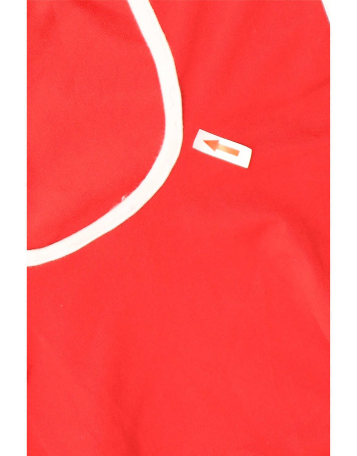 Adidas Womens Swimwear UK 14 Medium Red Polyester Sports