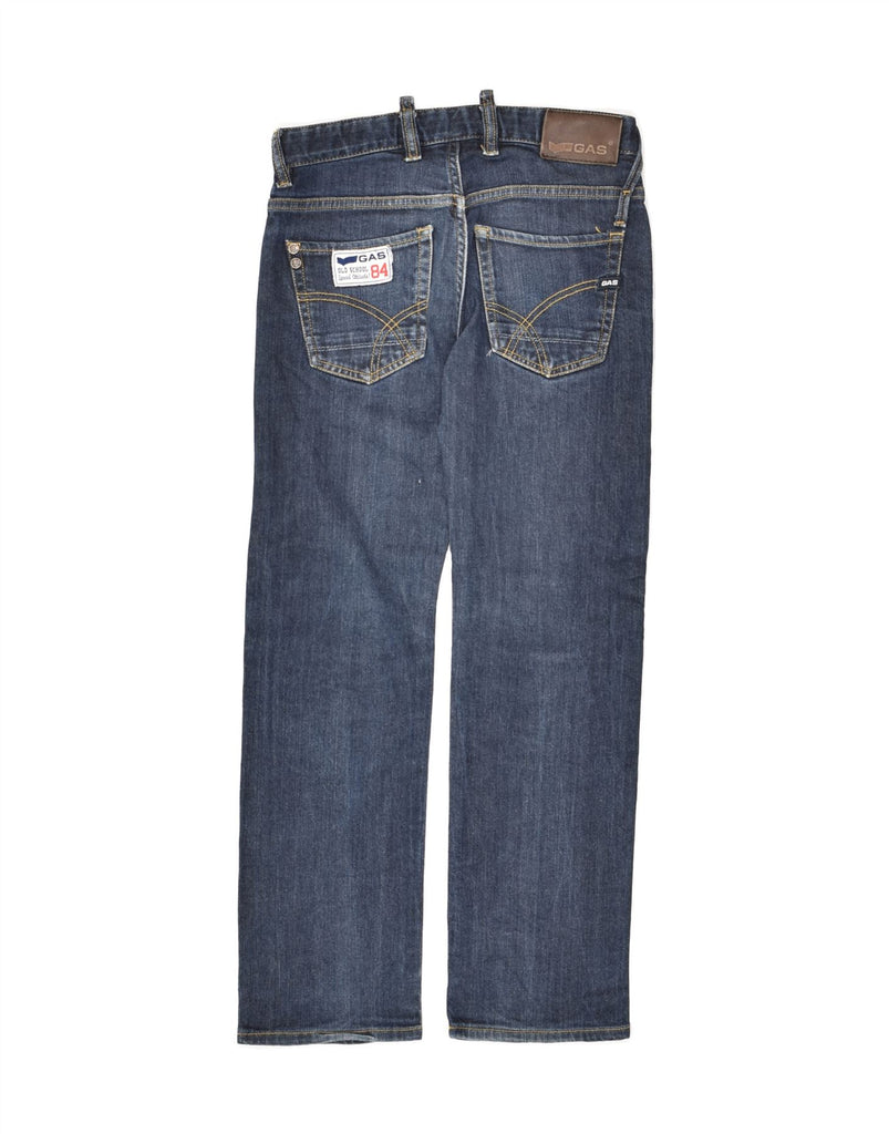 GAS Girls Straight Jeans 7-8 Years W24 L24 Blue Cotton | Vintage Gas | Thrift | Second-Hand Gas | Used Clothing | Messina Hembry 
