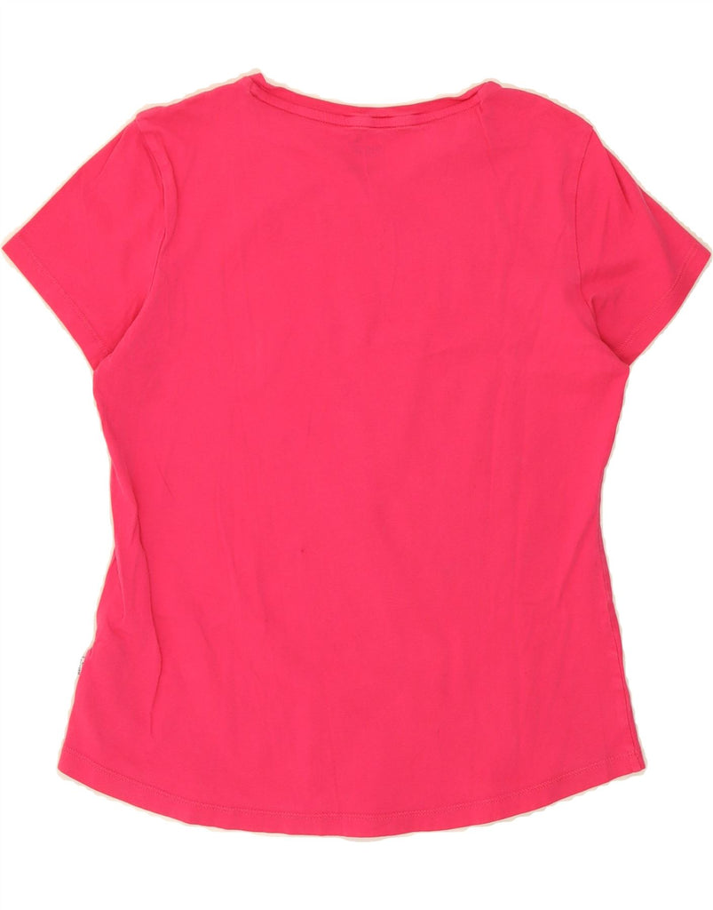 PUMA Womens Graphic T-Shirt Top UK 16 Large Pink Cotton Vintage Puma and Second-Hand Puma from Messina Hembry 