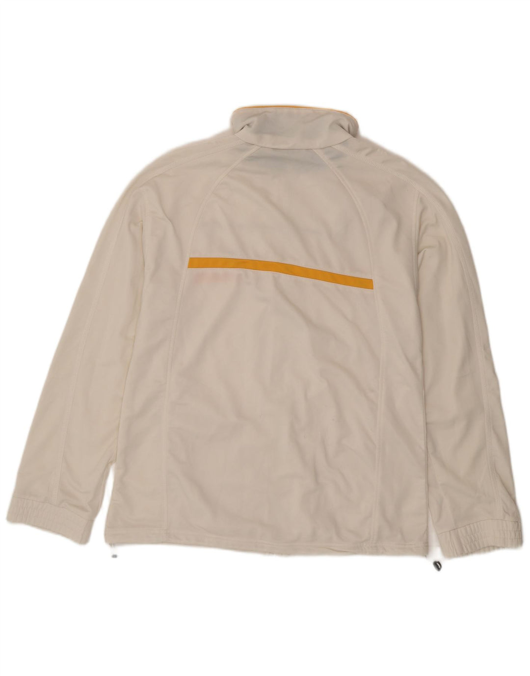 Lotto Mens Tracksuit Top Jacket Medium Off White Sports
