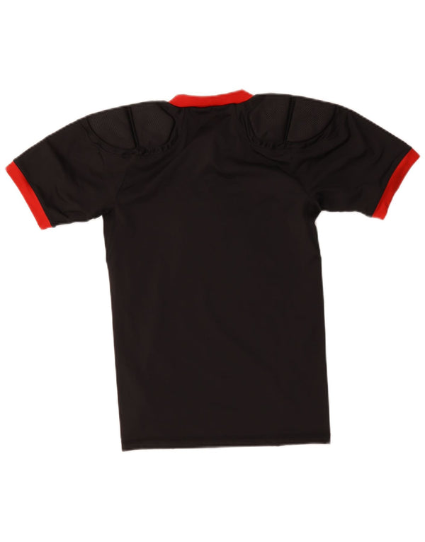 Canterbury Boys Graphic T-Shirt Top 10-11 Years Large Black Colourblock