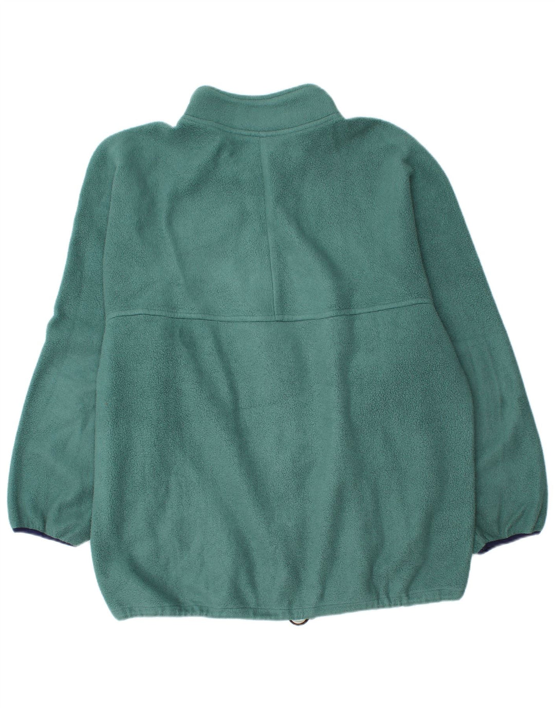 Vintage Mens Fleece Jacket UK 40 Large Green