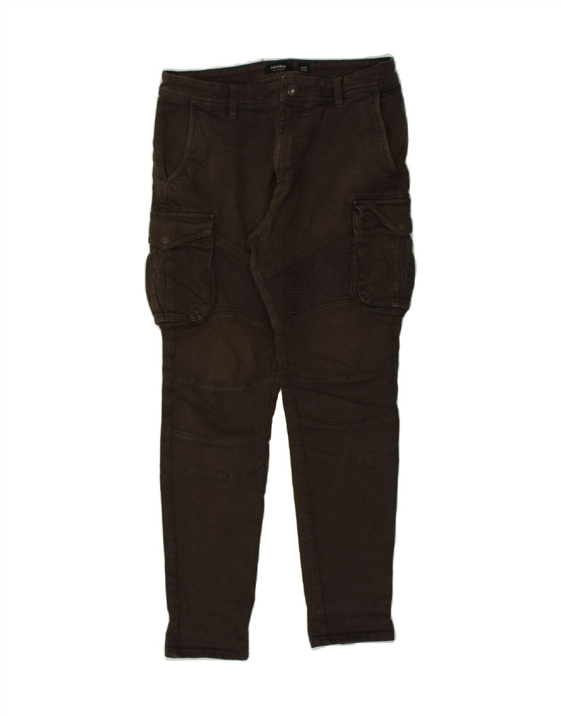 PULL & BEAR Womens Cargo Slim Jeans EU 42 Medium W32  L30  Brown Cotton | Vintage Pull & Bear | Thrift | Second-Hand Pull & Bear | Used Clothing | Messina Hembry 