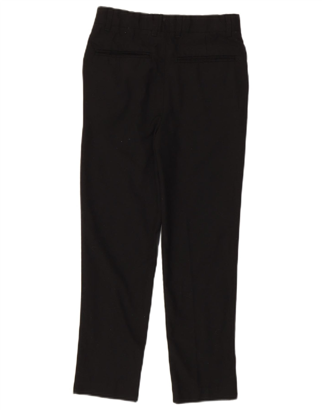 Monsoon Boys Straight Chino Trousers 8-9 Years W23 L22 Black Polyester