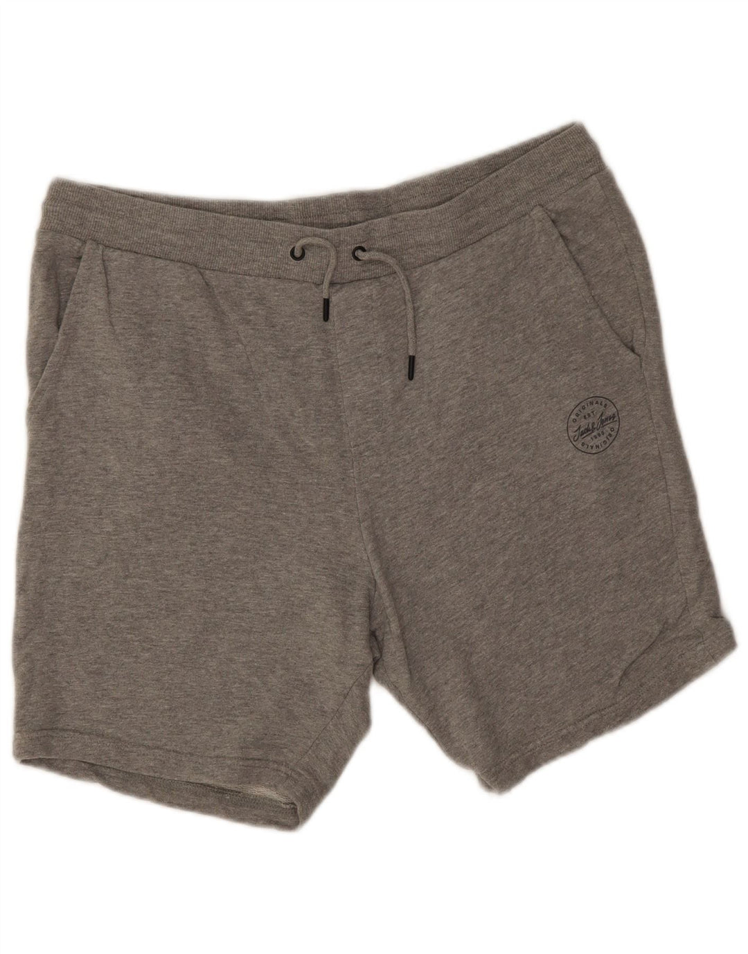 Jack & Jones Mens Sport Shorts 2XL  Grey Flecked Cotton