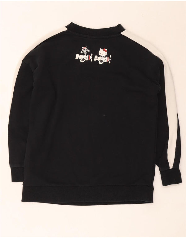 Puma Girls Hello Kitty Graphic Sweatshirt Jumper 13-14 Years XS Black
