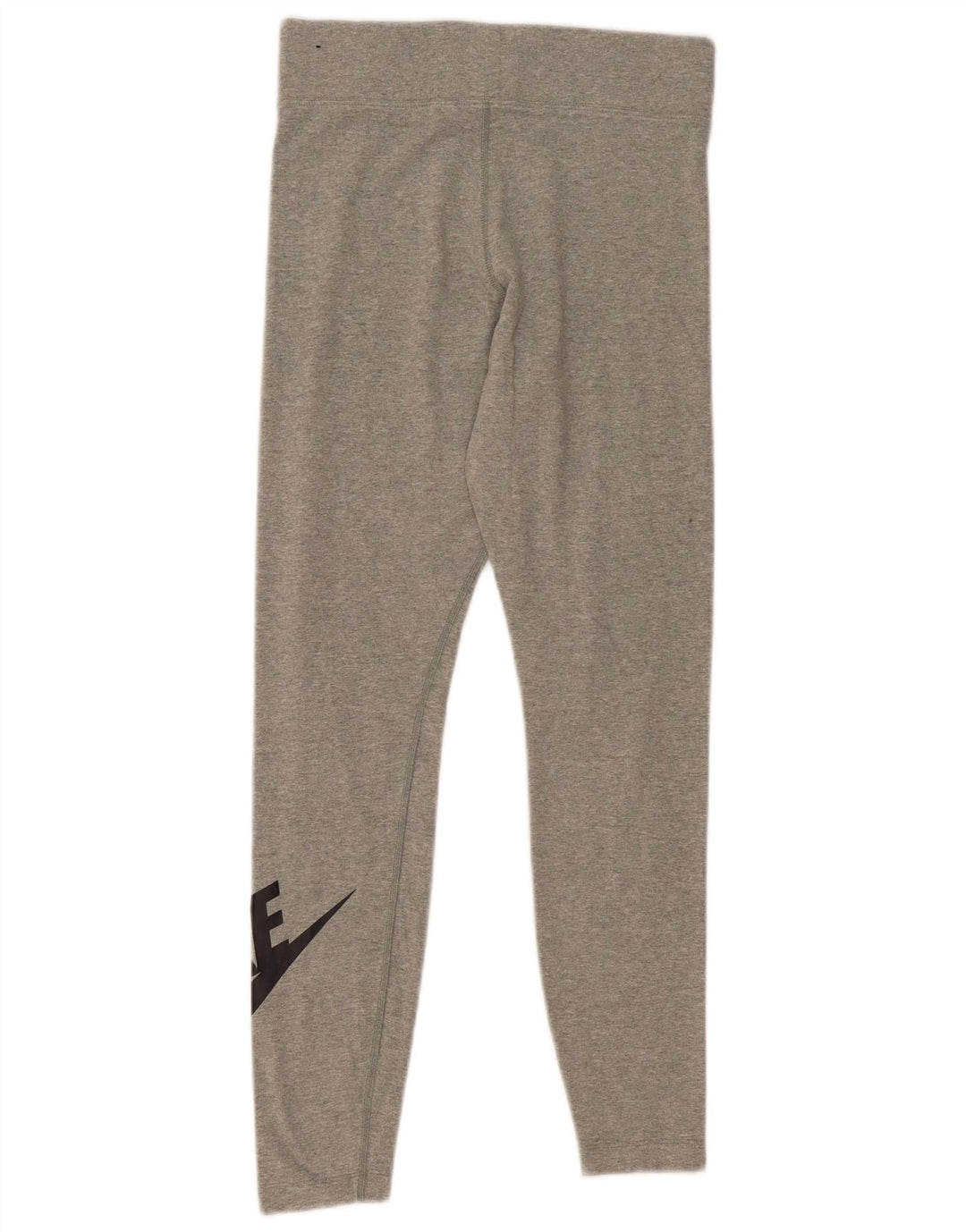 Nike Womens Leggings UK 12 Medium Grey Cotton