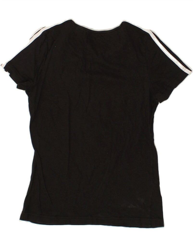 ADIDAS Boys T-Shirt Top 11-12 Years Black Cotton | Vintage Adidas | Thrift | Second-Hand Adidas | Used Clothing | Messina Hembry 