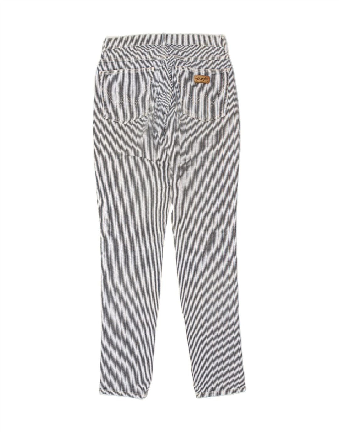 WRANGLER Womens Slim Casual Trousers W30 L31 Grey Striped | Vintage Wrangler | Thrift | Second-Hand Wrangler | Used Clothing | Messina Hembry 