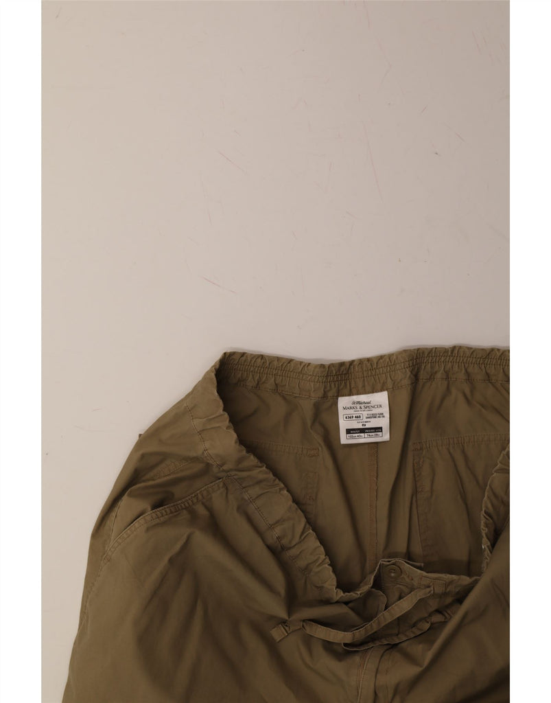 ST MICHAEL Mens Pegged Chino Trousers W40 L29 Beige Cotton Vintage St Michael and Second-Hand St Michael from Messina Hembry 
