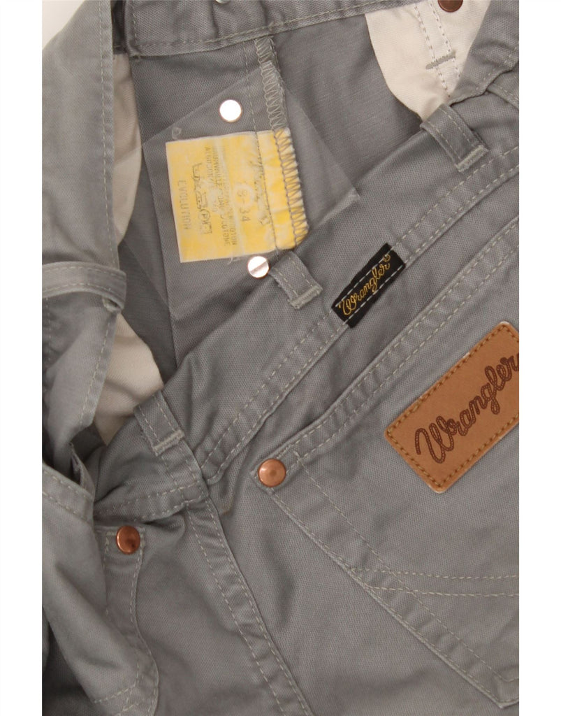 WRANGLER Mens Evolution Straight Casual Trousers W26 L34 Grey Cotton Vintage Wrangler and Second-Hand Wrangler from Messina Hembry 