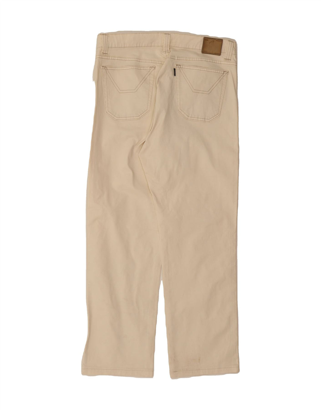 JECKERSON Womens Straight Jeans W36 L29 Beige Cotton Vintage Jeckerson and Second-Hand Jeckerson from Messina Hembry 