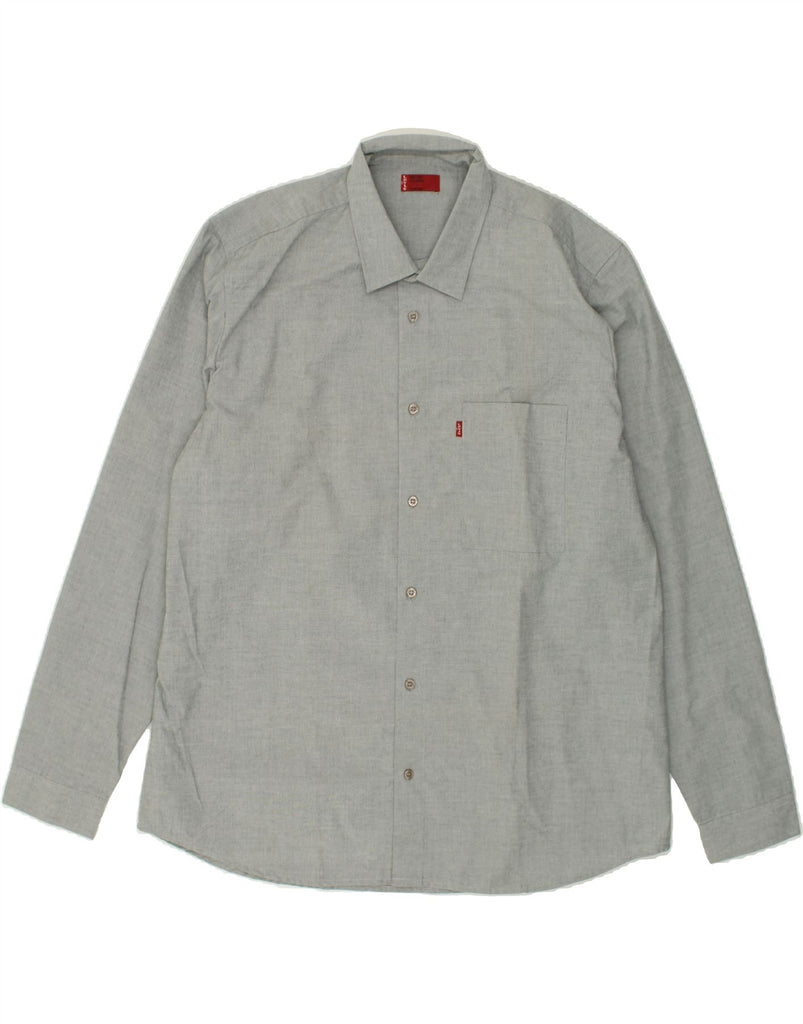 LEVI'S Mens Shirt 2XL Grey Cotton Vintage Levi's and Second-Hand Levi's from Messina Hembry 