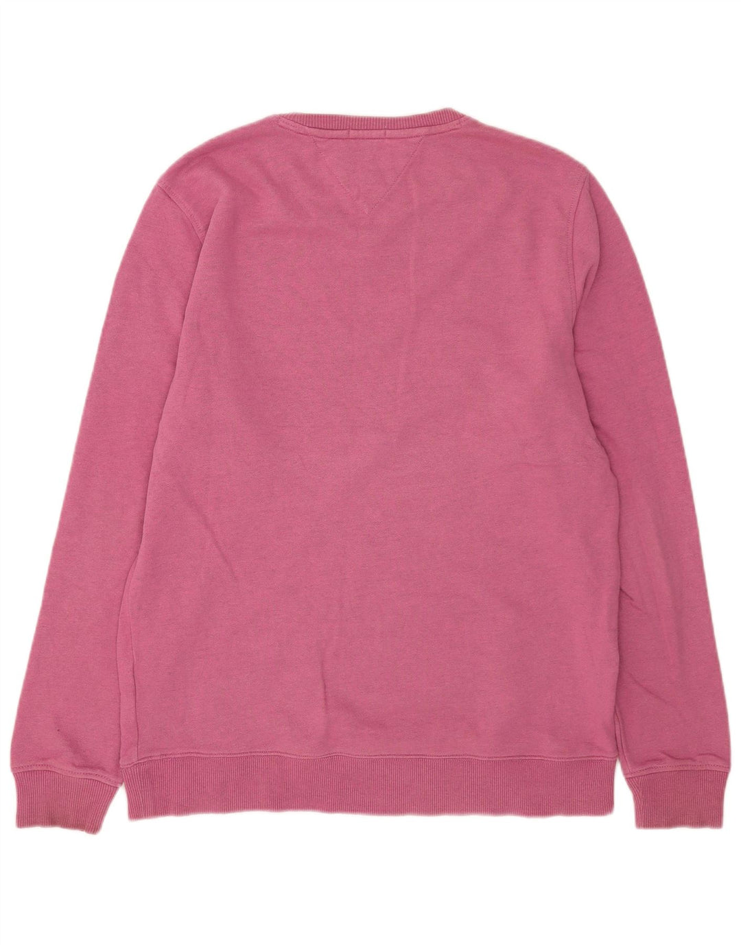 Tommy Hilfiger Mens Regular Fit Graphic Sweatshirt Jumper Large Pink Cotton