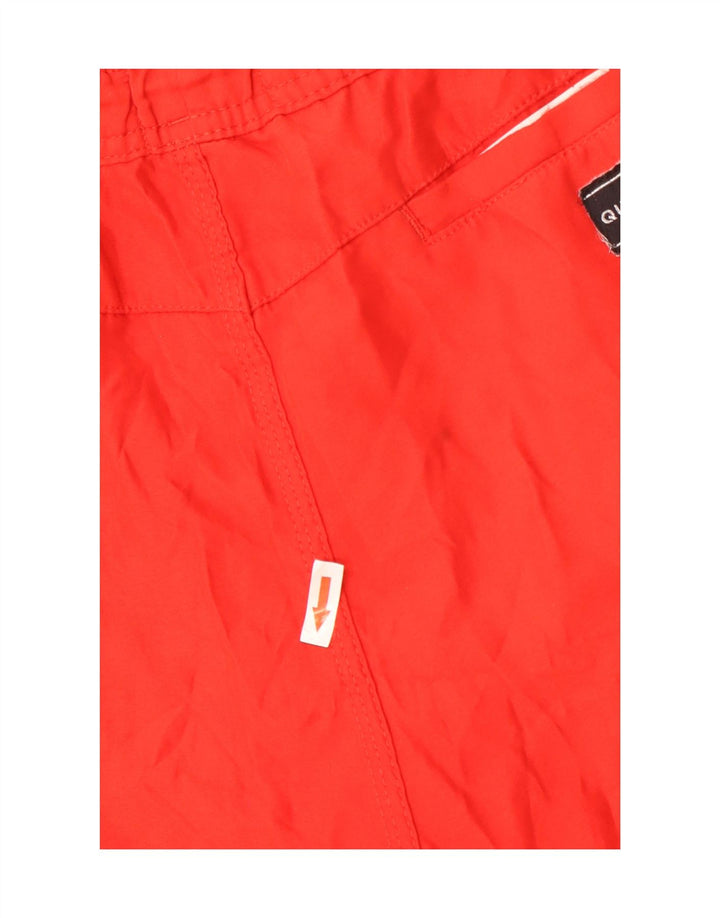 Quiksilver Mens Sport Shorts Large Red Polyester