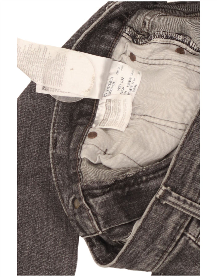 Levi's Mens 510 Skinny Jeans W31 L32 Grey Cotton