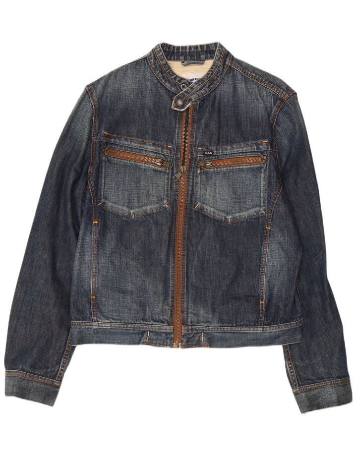 Gas Womens Denim Jacket UK 18 XL Blue Cotton