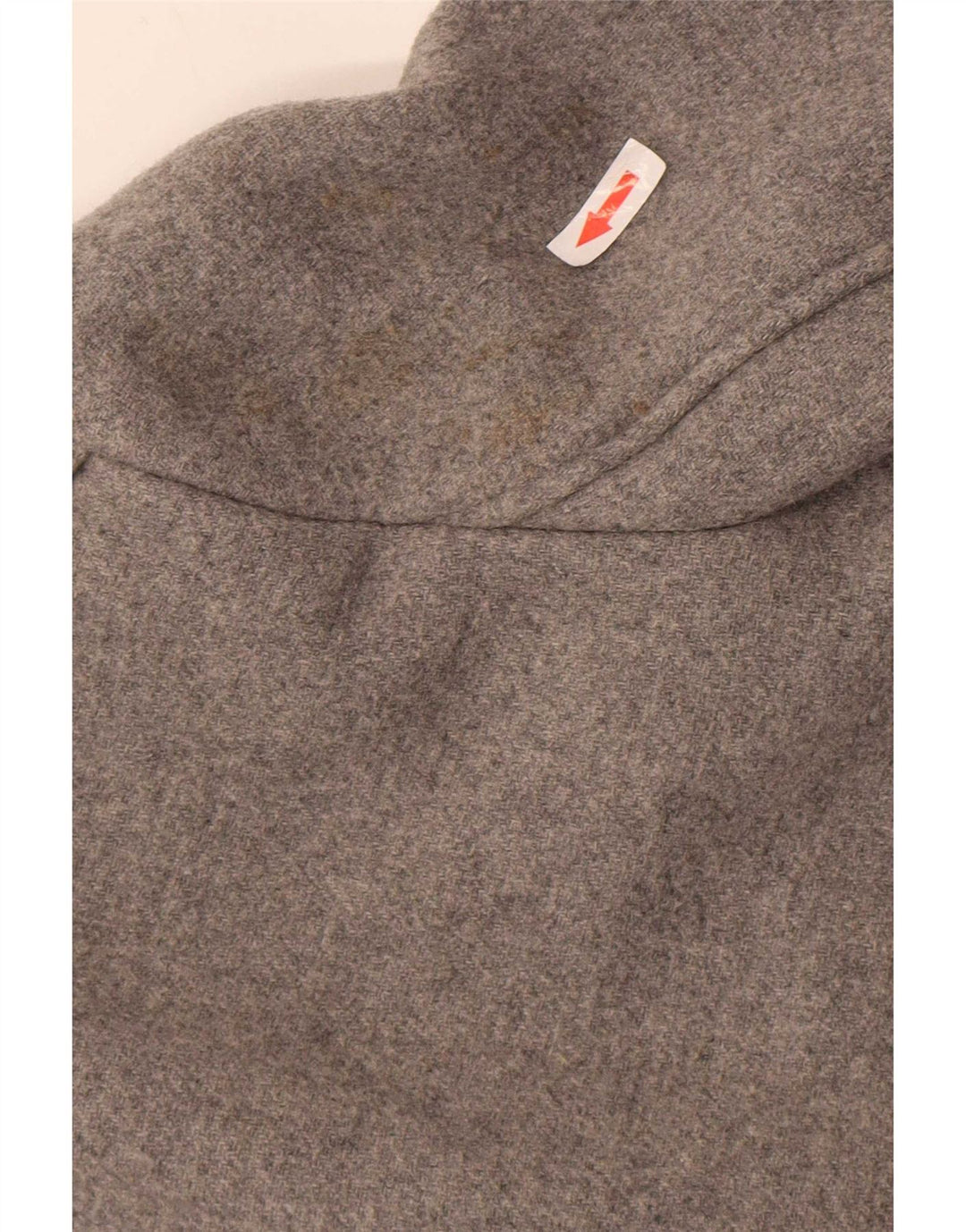 Zara Womens Trafaluc Pea Coat UK 6 XS Grey Polyester