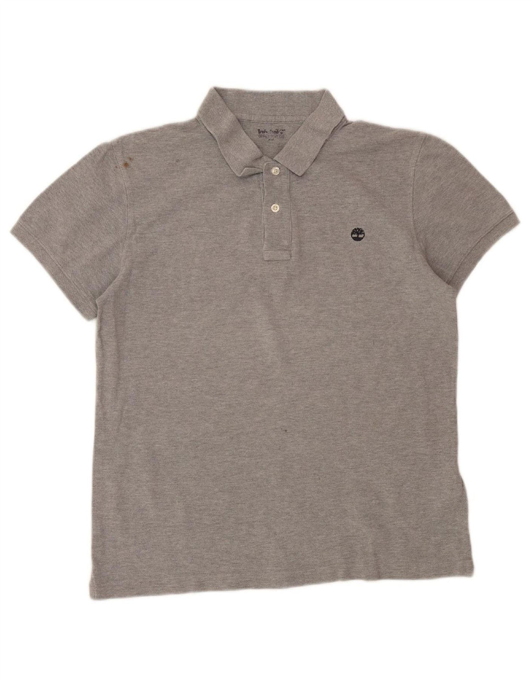 TIMBERLAND Mens Polo Shirt Medium Grey