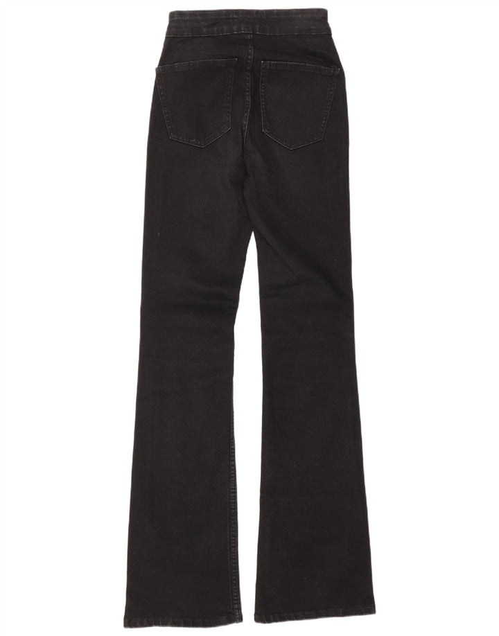 Zara Womens Flared Jeans EU 34 2XS W24 L33 Black