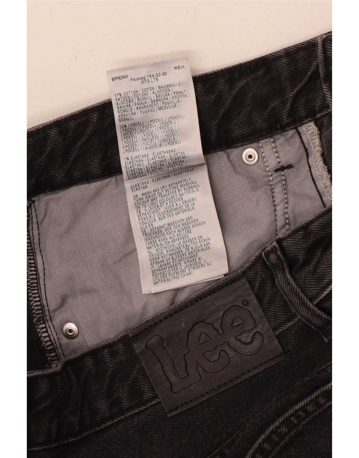Lee Mens Rider Straight Jeans W31 L31 Grey Cotton
