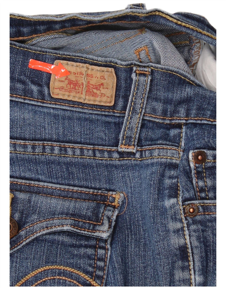 Levi's Womens 524 Super Low Skinny Jeans W36 L31 Blue