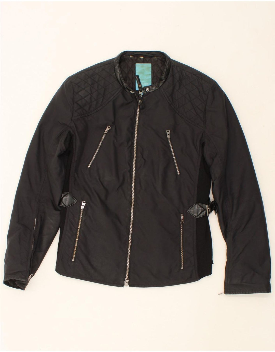 ESCADA Womens Utility Jacket IT 40 Small Black Vintage Escada and Second-Hand Escada from Messina Hembry 
