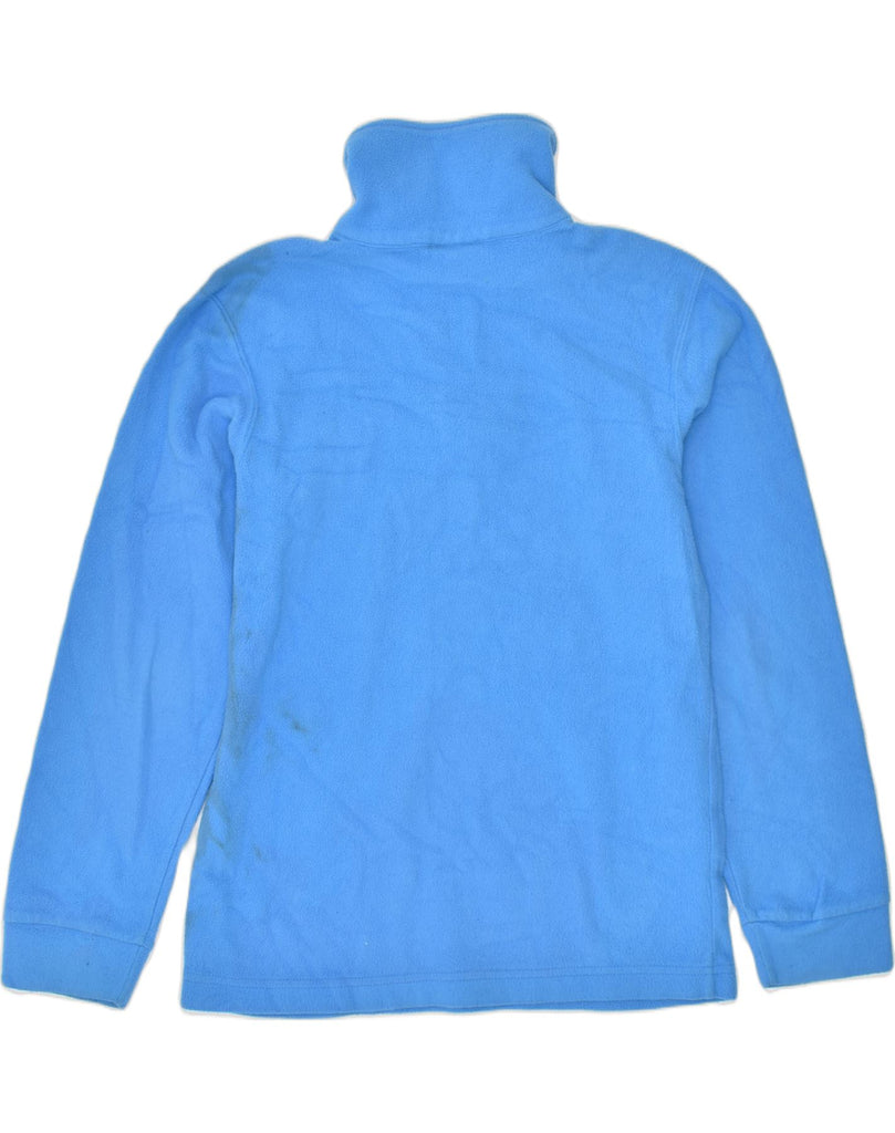 CHAMPION Boys Zip Neck Fleece Jumper 11-12 Years Blue Polyester | Vintage | Thrift | Second-Hand | Used Clothing | Messina Hembry 