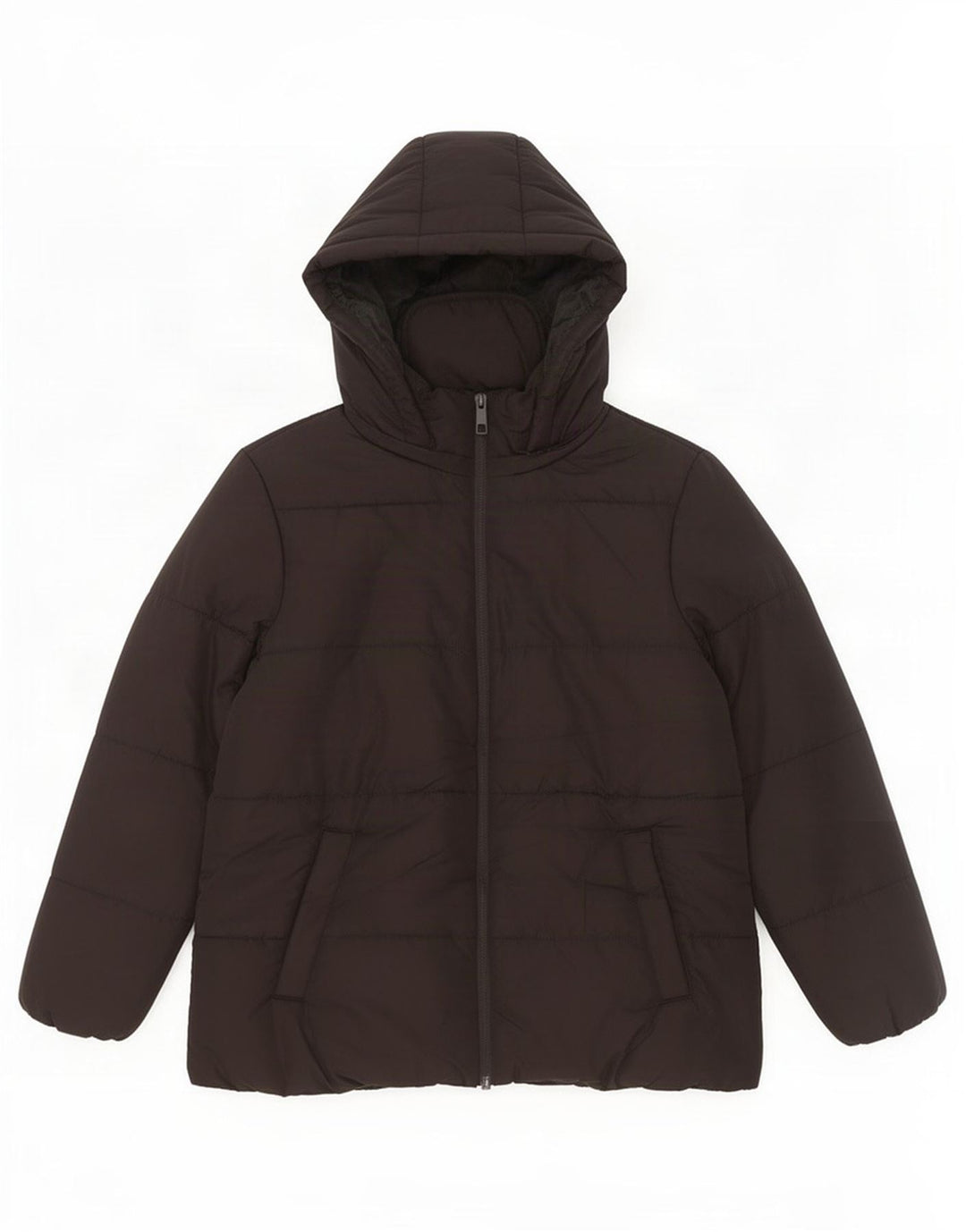 Marks & Spencer Womens Hooded Padded Jacket UK 18 XL Black Polyester