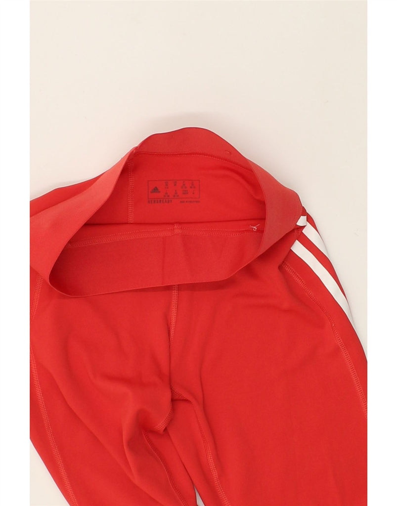 ADIDAS Womens Leggings UK 4/6 XS Red | Vintage Adidas | Thrift | Second-Hand Adidas | Used Clothing | Messina Hembry 