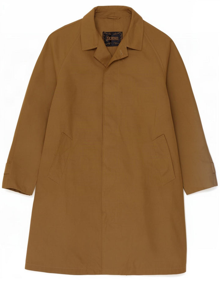 Herno Mens Overcoat IT 48 Medium Beige