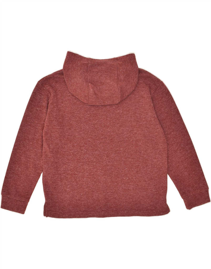 REGATTA Womens Hooded Crew Neck Jumper Sweater UK 10 Small  Maroon | Vintage Regatta | Thrift | Second-Hand Regatta | Used Clothing | Messina Hembry 