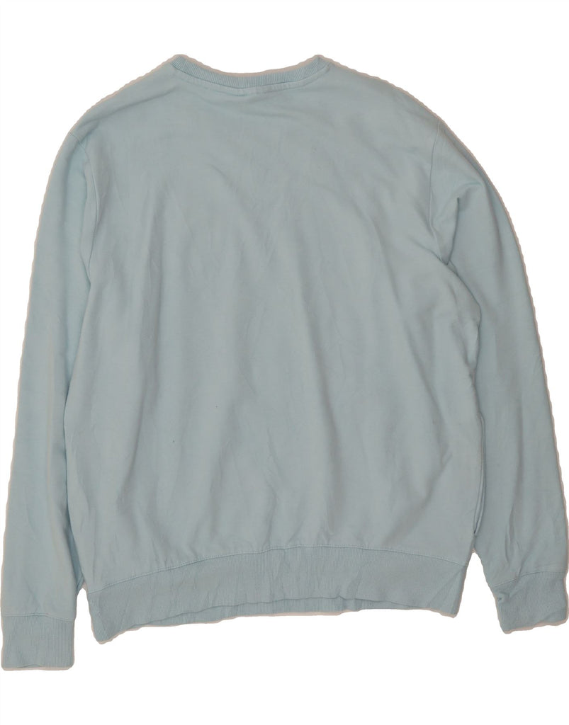 FILA Womens Sweatshirt Jumper UK 16 Large Blue Cotton Vintage Fila and Second-Hand Fila from Messina Hembry 