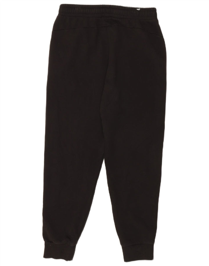 PUMA Mens Tracksuit Trousers Joggers Large  Black Cotton