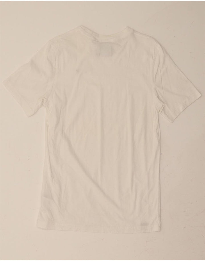 ADIDAS Mens T-Shirt Top Small White Cotton Vintage Adidas and Second-Hand Adidas from Messina Hembry 