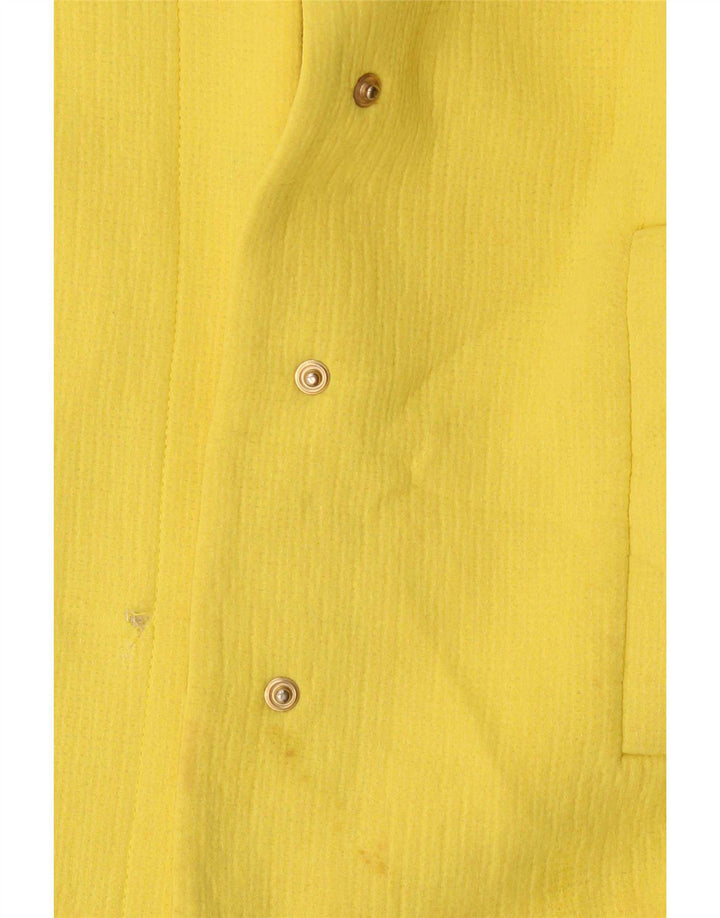 Zara Womens Blazer Jacket UK 14 Large Yellow