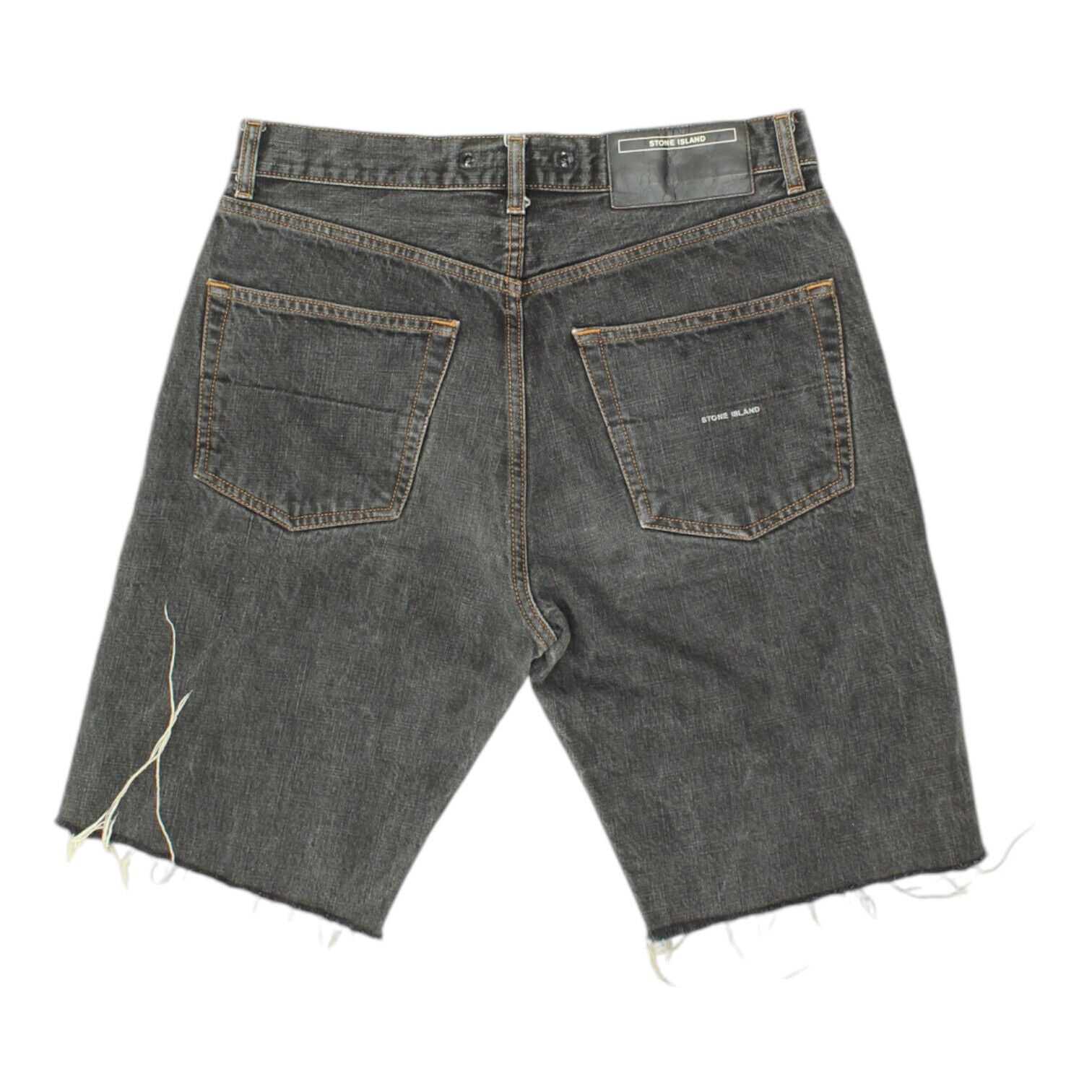 Stone island jean shorts on sale