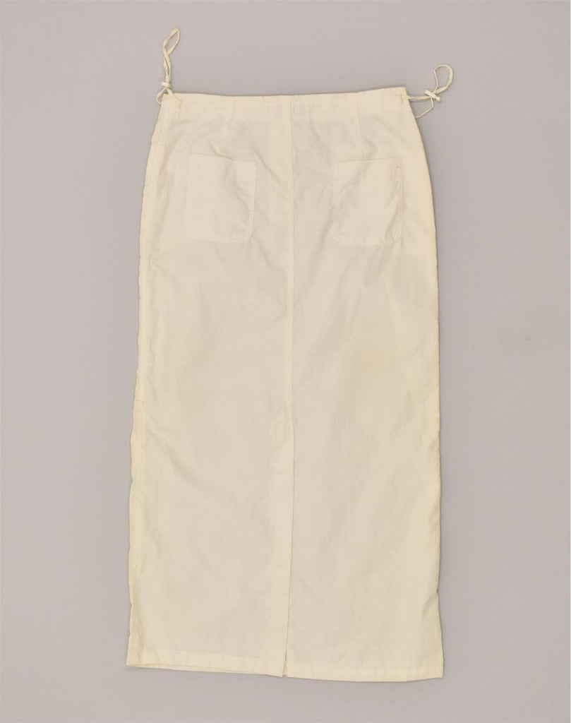 ESISTO Womens Straight Skirt IT 44 Medium W34 Off White Cotton | Vintage Esisto | Thrift | Second-Hand Esisto | Used Clothing | Messina Hembry 