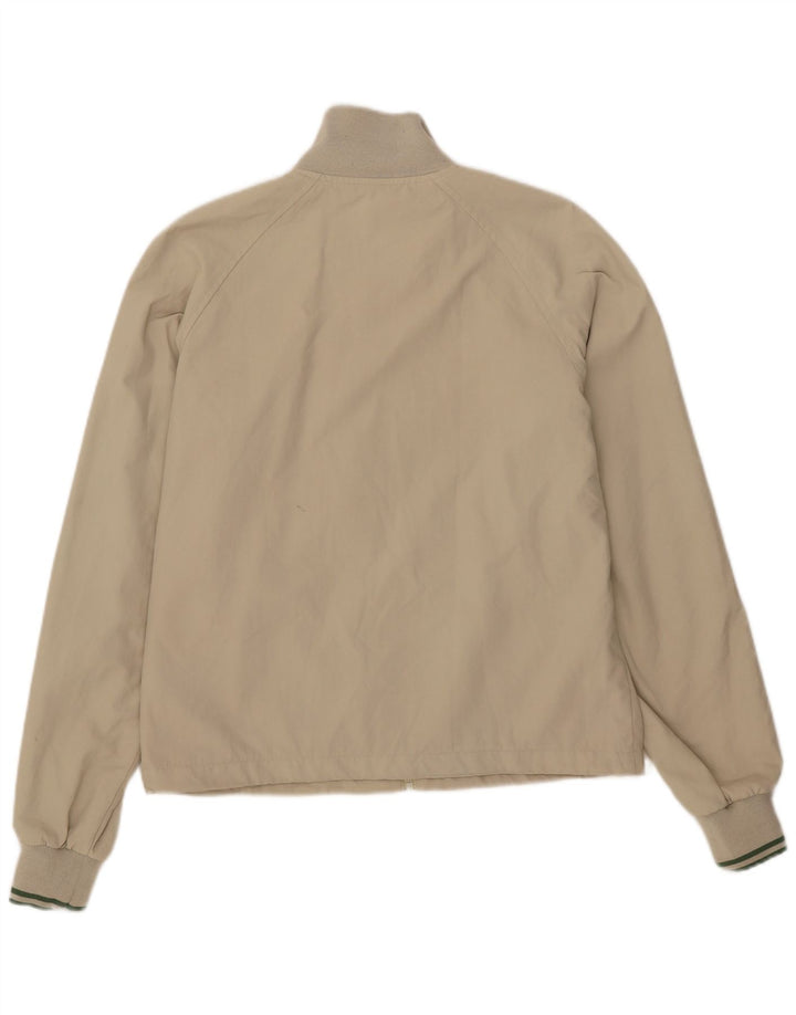 Woolrich Mens Bomber Jacket UK 38 Medium Beige Nylon