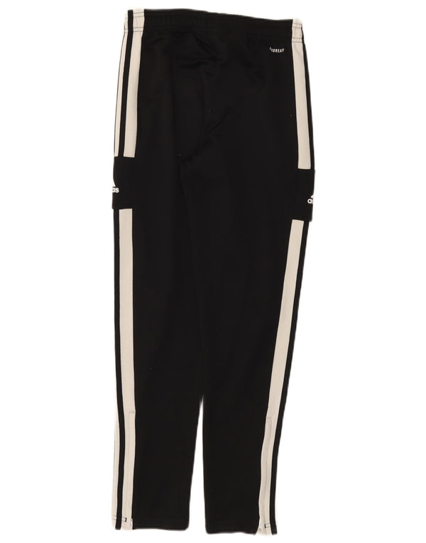 Adidas Boys Aeroready Tracksuit Trousers 11-12 Years Black Colourblock