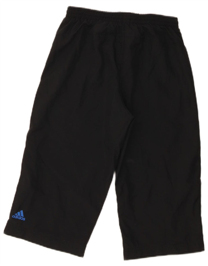 Adidas Boys Graphic Sport Shorts 11-12 Years Black Polyester