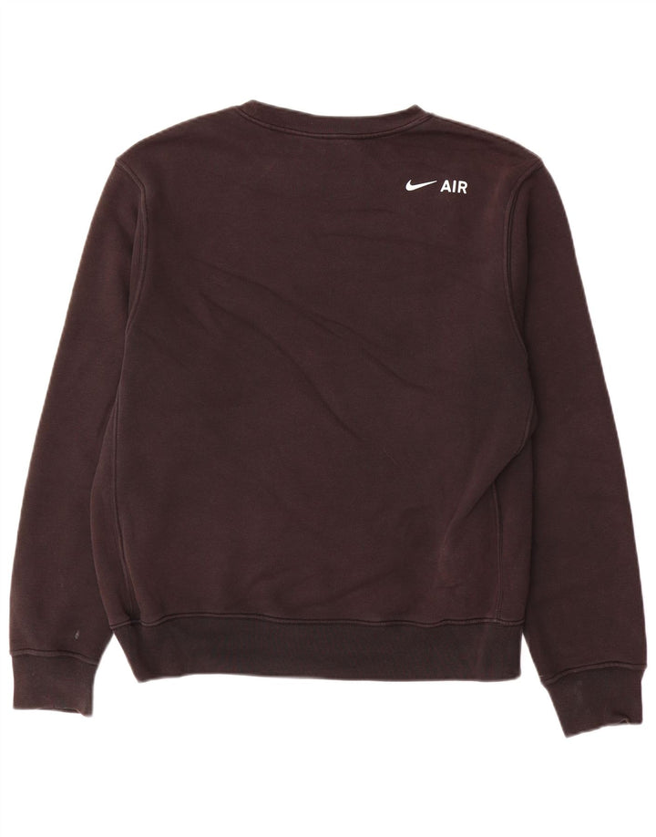 Nike Mens Graphic Sweatshirt Jumper Small Black Cotton
