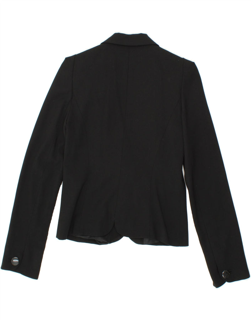 FRENCH CONNECTION Womens 2 Button Blazer Jacket UK 10 Small Black Vintage French Connection and Second-Hand French Connection from Messina Hembry 